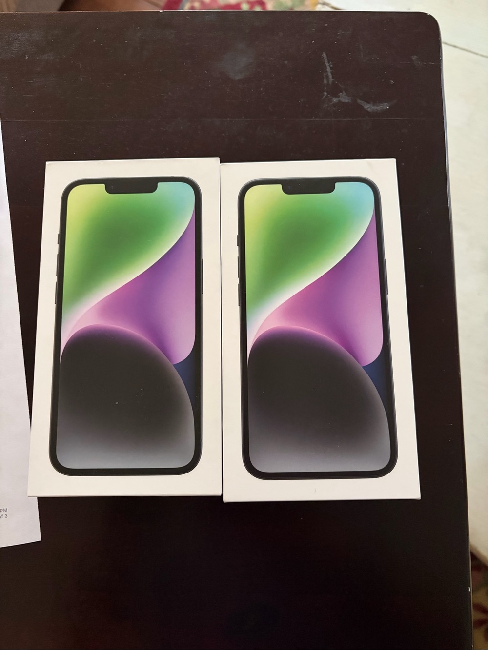 Apple iPhone 14  empty boxes